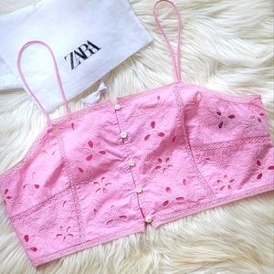 Pink Zara Crop Top *New*